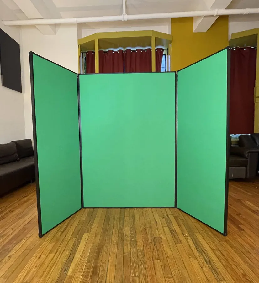 Green Screen Acoustic Partition